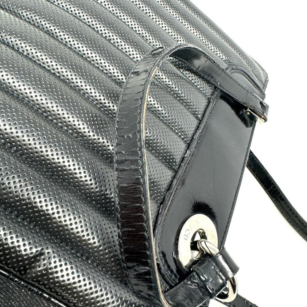 Christian Dior Vintage Cadillac Chris Patent Leather Shoulder Bag – Y2k Galliano - Picture 9 of 12